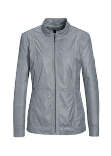 Blazer in weicher Velourslederoptik thumbnail 6