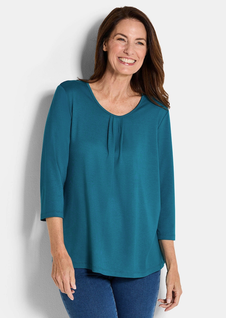 Feminines Shirt aus Viskose-Jersey