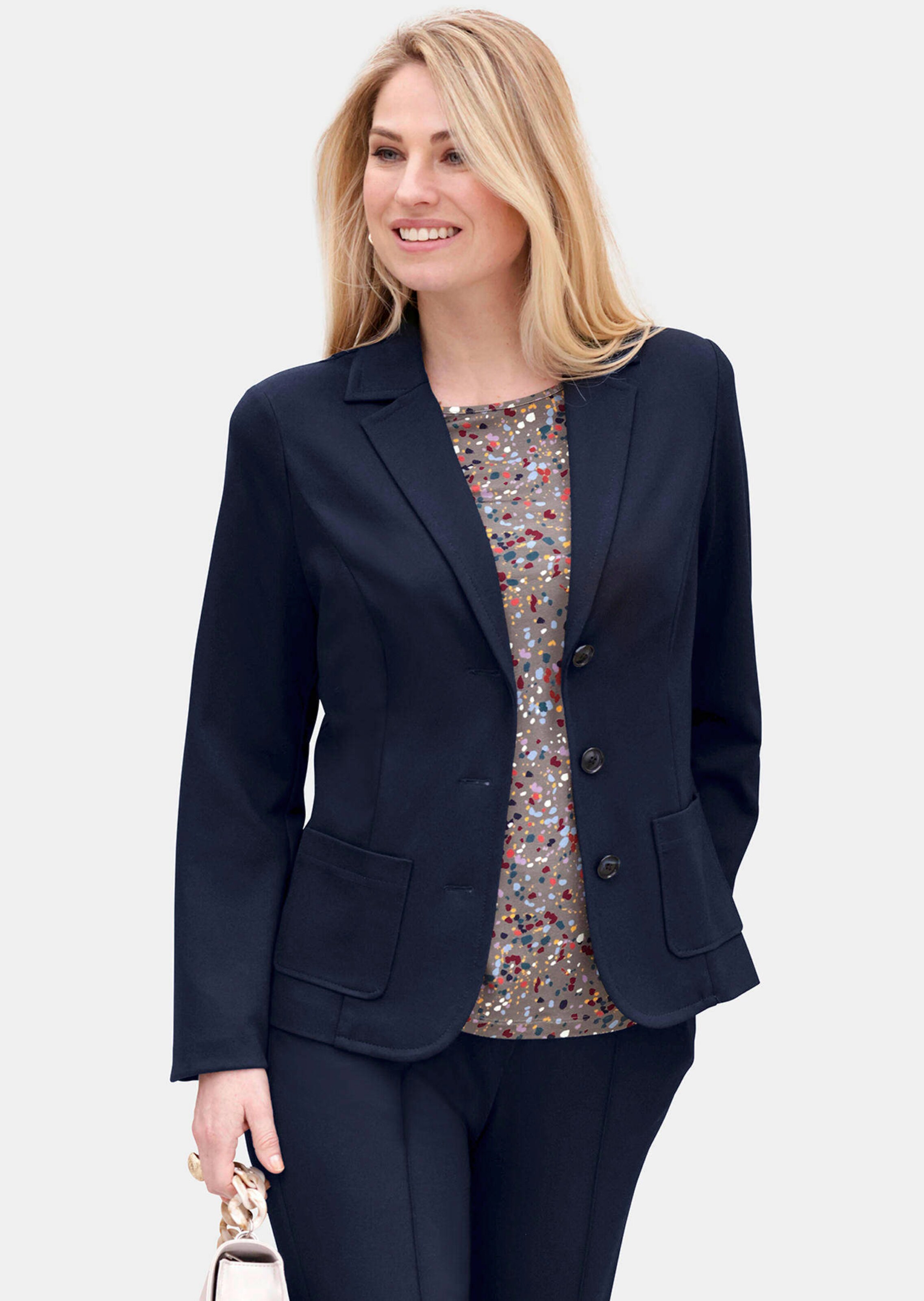 Blazer léger en jersey agréable à porter