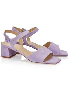 Sandaletten aus Veloursleder thumbnail 1