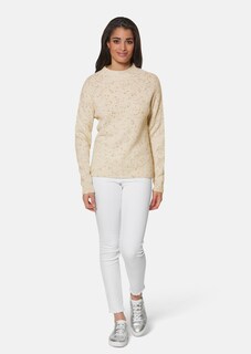 Stehkragenpullover mit Glanz-Effekt thumbnail 2