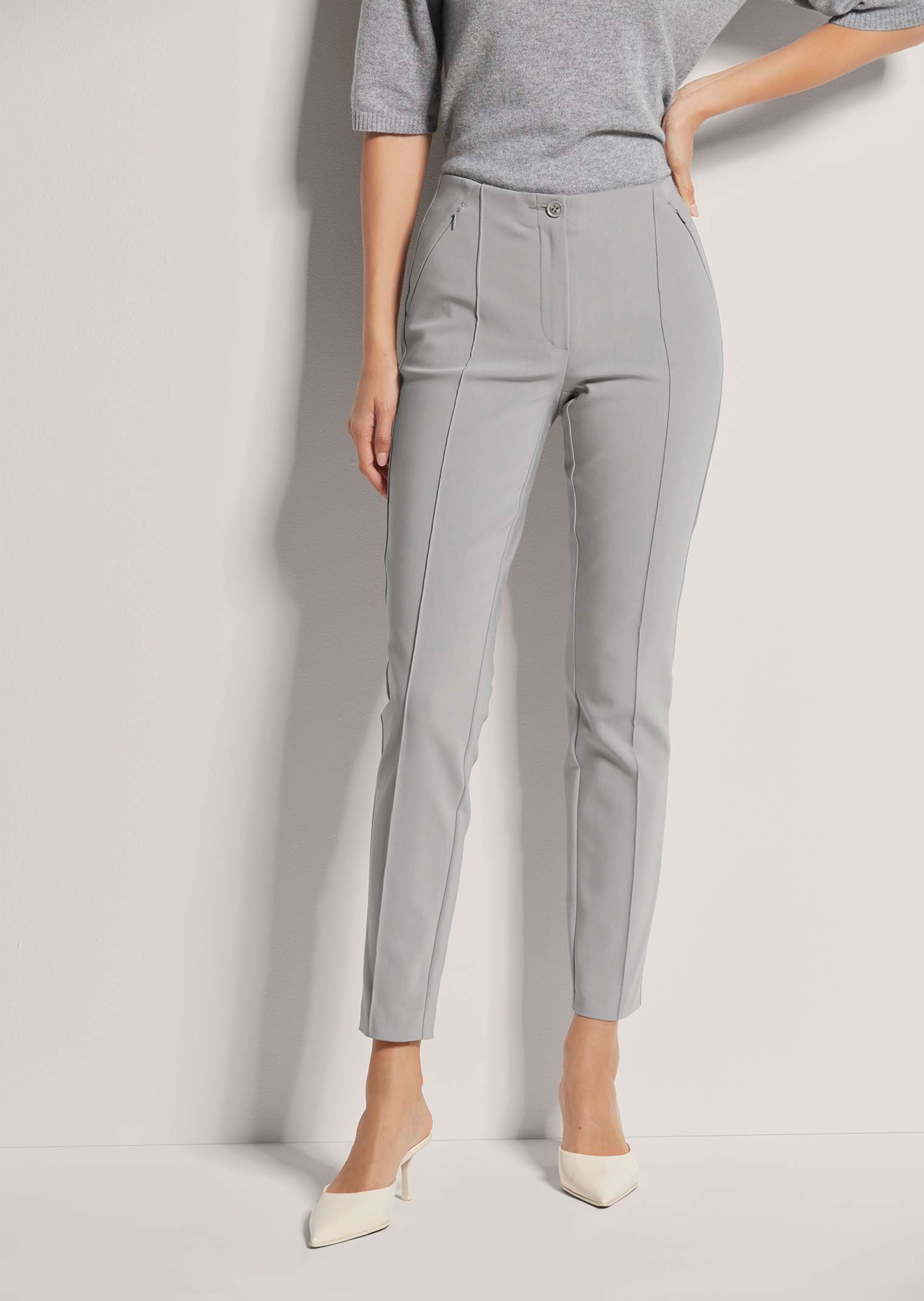 Pantalon coupe skinny Fit avec pli