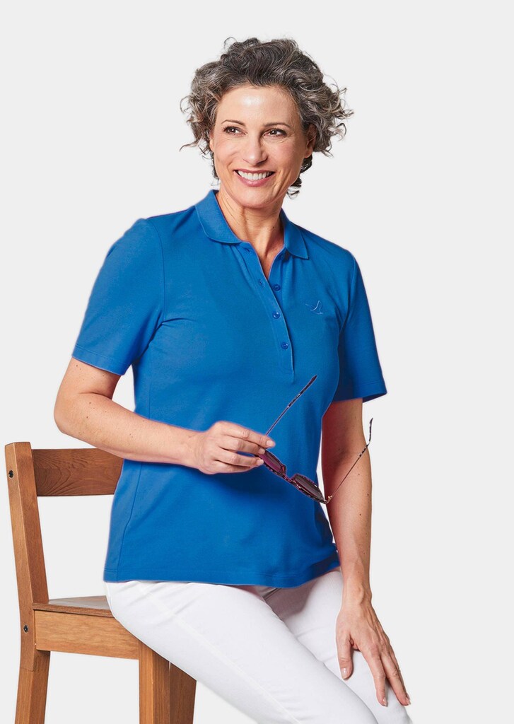 Poloshirt van eersteklas piquéstof