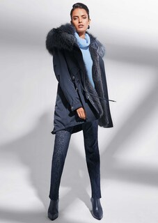 Kapuzen-Parka mit abnehmbarem Pelz thumbnail 2