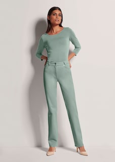 M-Jeans in gerader Form mit Logo-Stickerei thumbnail 2