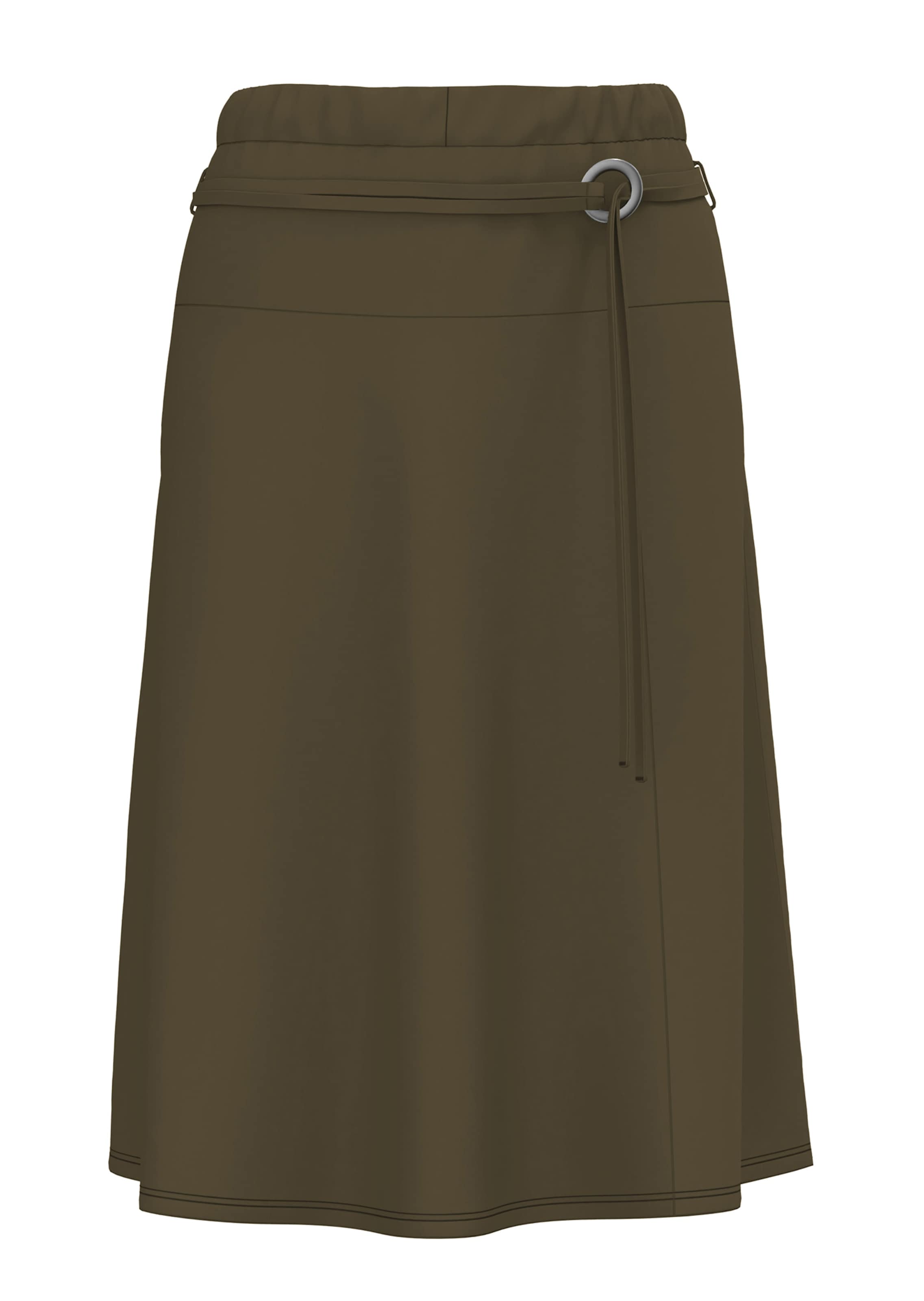 Jupe ample en jersey, avec ceinture