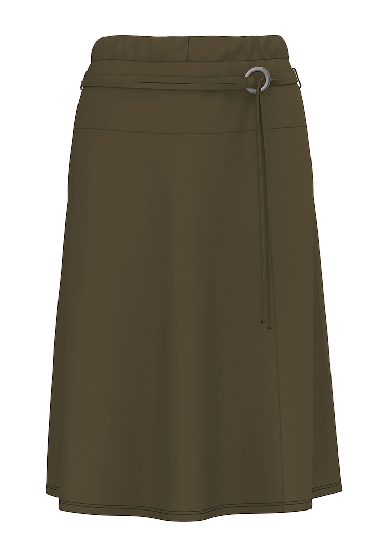 Jupe ample en jersey, avec ceinture