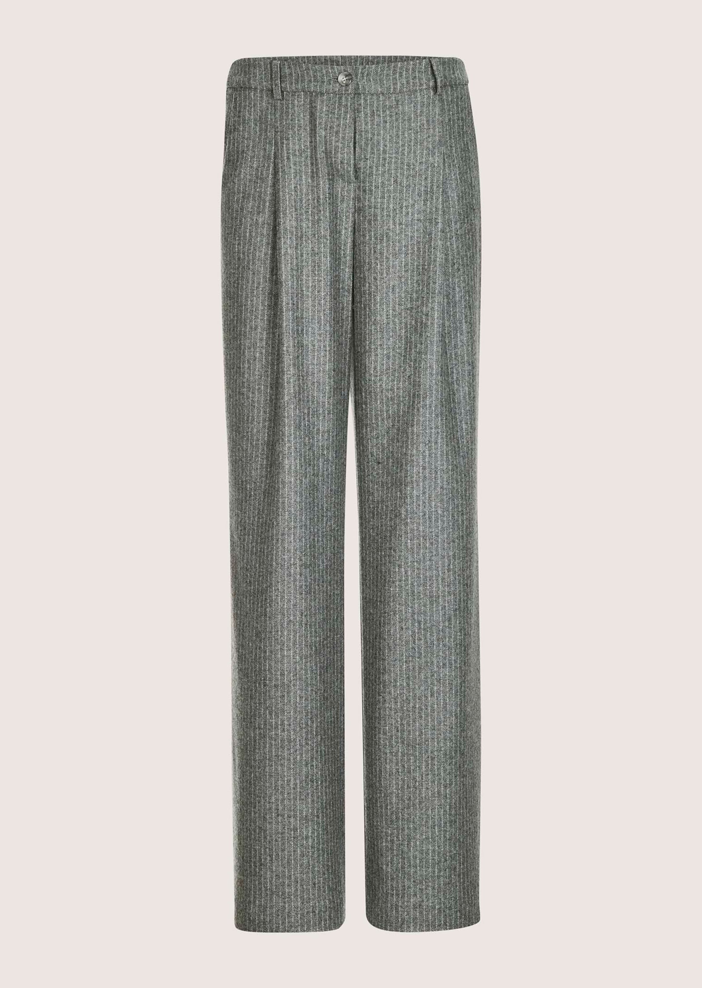 Flanellhose mit Kreidestreifen