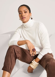 Figurnaher Feinstrickpullover thumbnail 5