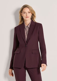 Smarter Blazer mit Reverskragen und Pattentaschen thumbnail 1