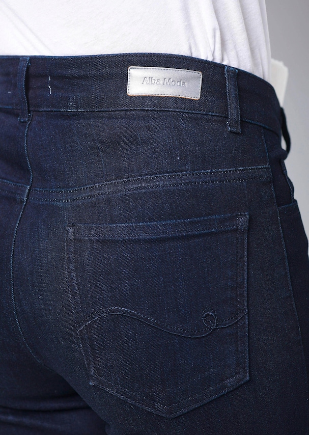 Jeanshose mit Biesen 3