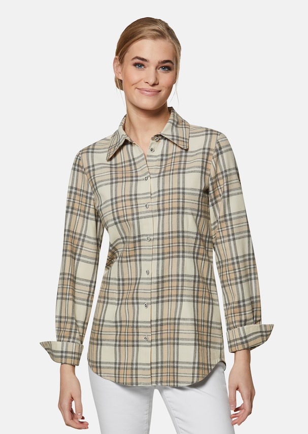 Check shirt in a warm flannel material