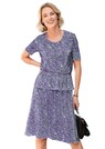 Edles Feinplissee-Kleid in Zweiteiler-Optik thumbnail 1