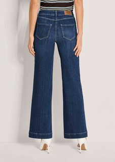 Bequeme Wide-Leg-Jeans aus Powerstretch thumbnail 3