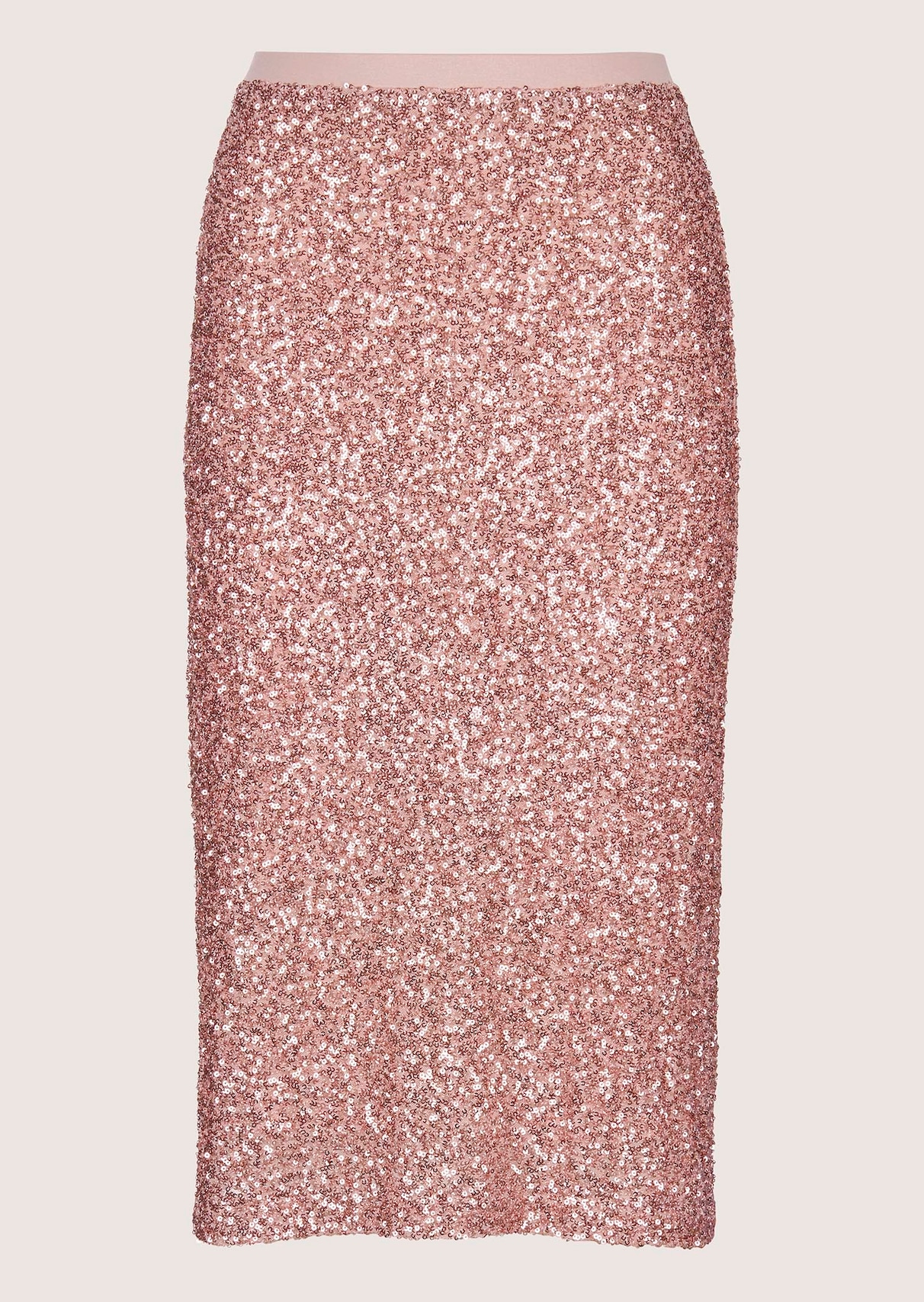 Schlanker Pencil-Skirt mit Wendepailletten