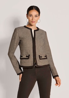 Kragenloser Pepita-Blazer thumbnail 1