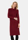 Strickkleid mit halsfernem Rollkragen thumbnail 1