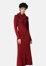 Strickkleid mit asymmetrischen Carmen-Kragen thumbnail 1