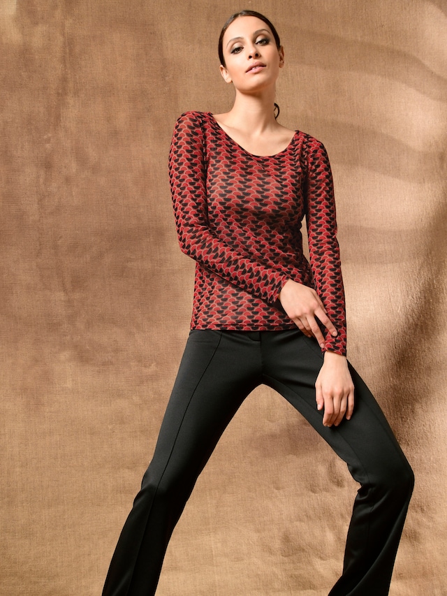 Shirt aus Mesh-Ware 2