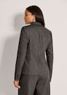 Klassischer Nadelstreifen-Blazer mit Wolle thumbnail 3