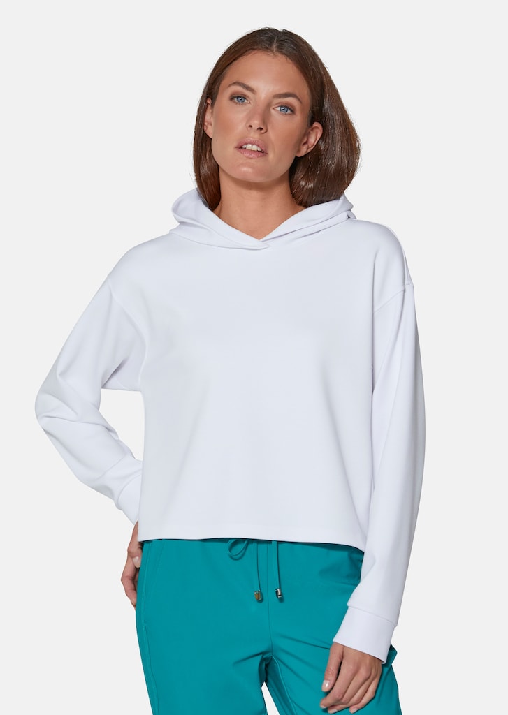 Hooded sweatshirt in a casual boxy shape