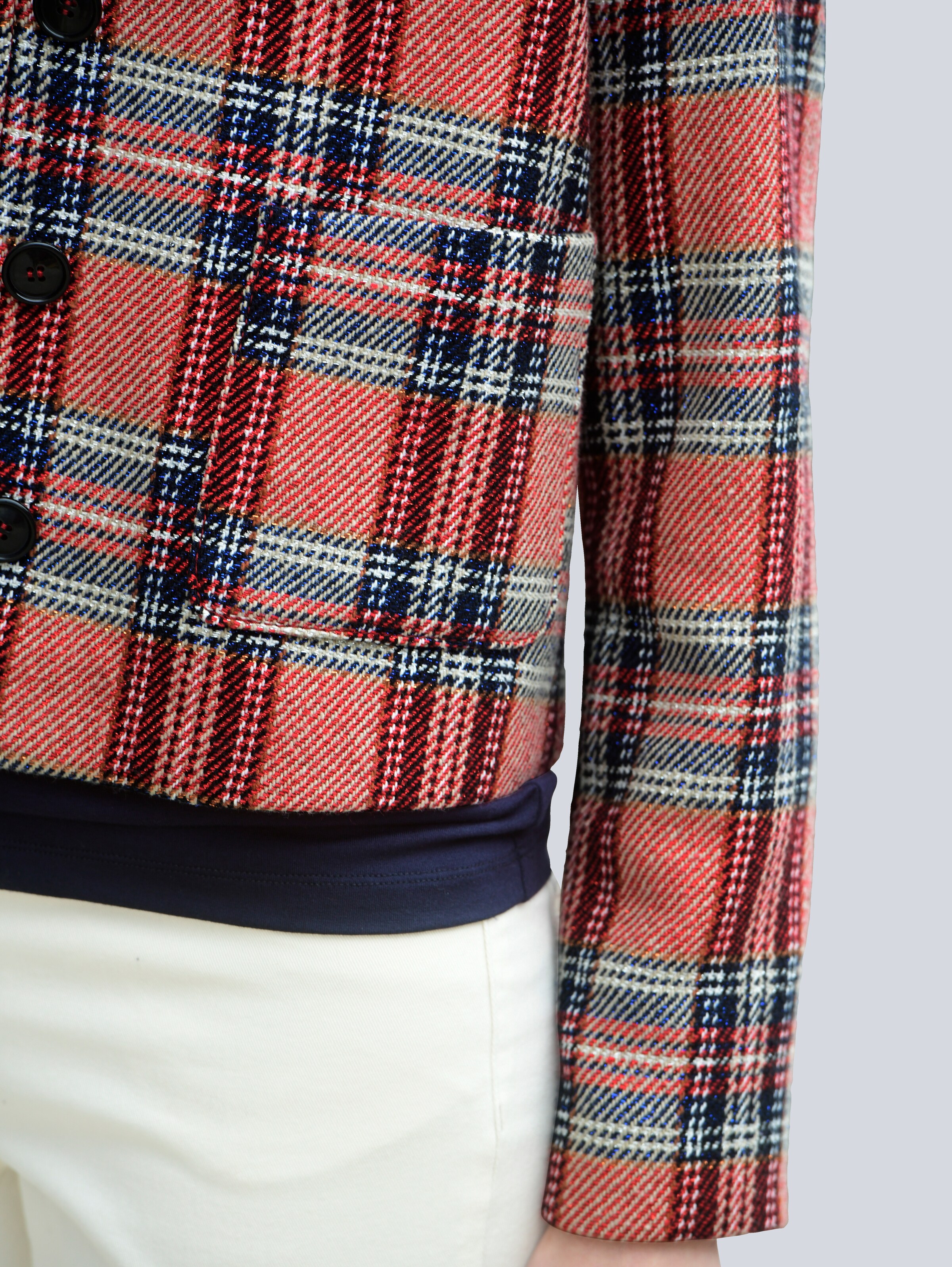Jacke mit Karomuster