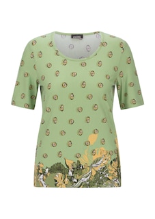 Viskoseshirt mit Blüten- und Blätter-Print thumbnail 6