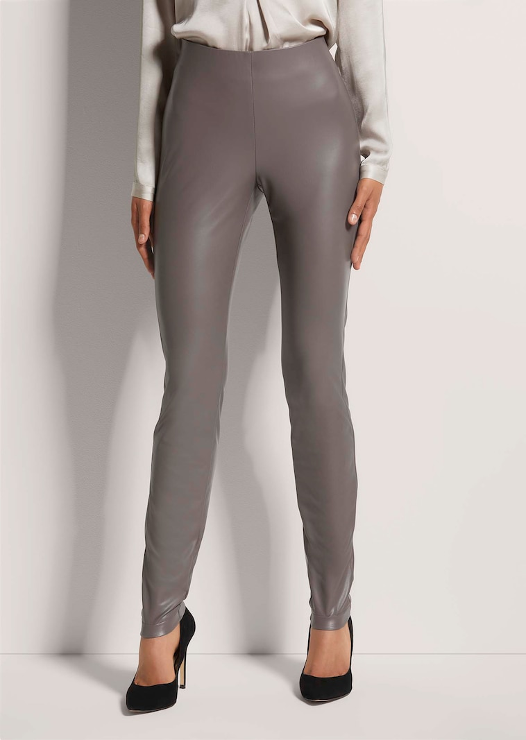 Leggings im Leder-Look