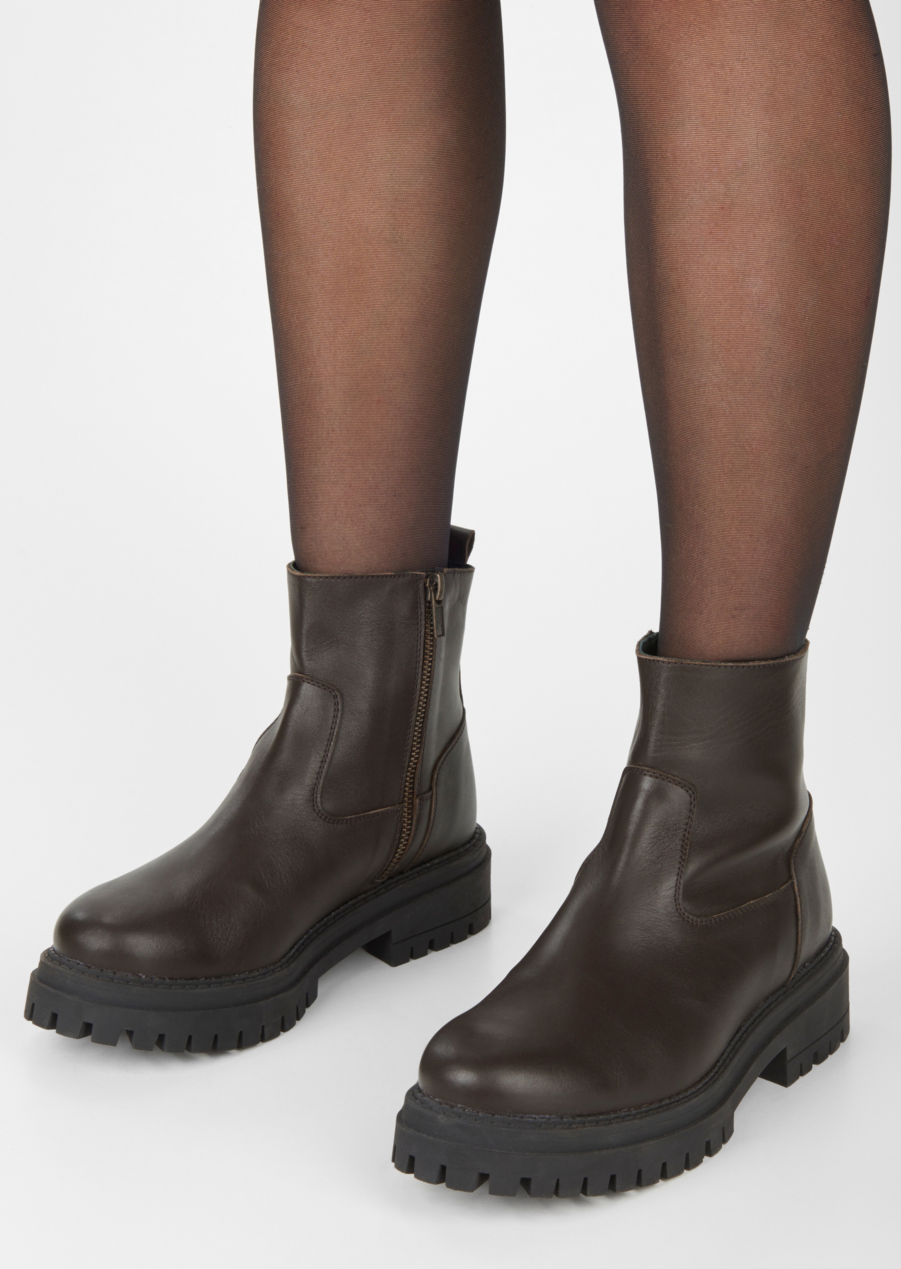 Bottines avec plateau profilé