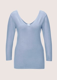 Strickpullover mit tiefem Rückenausschnitt thumbnail 1