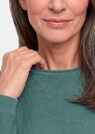 Fijn gebreide tricot pullover met boothals thumbnail 5
