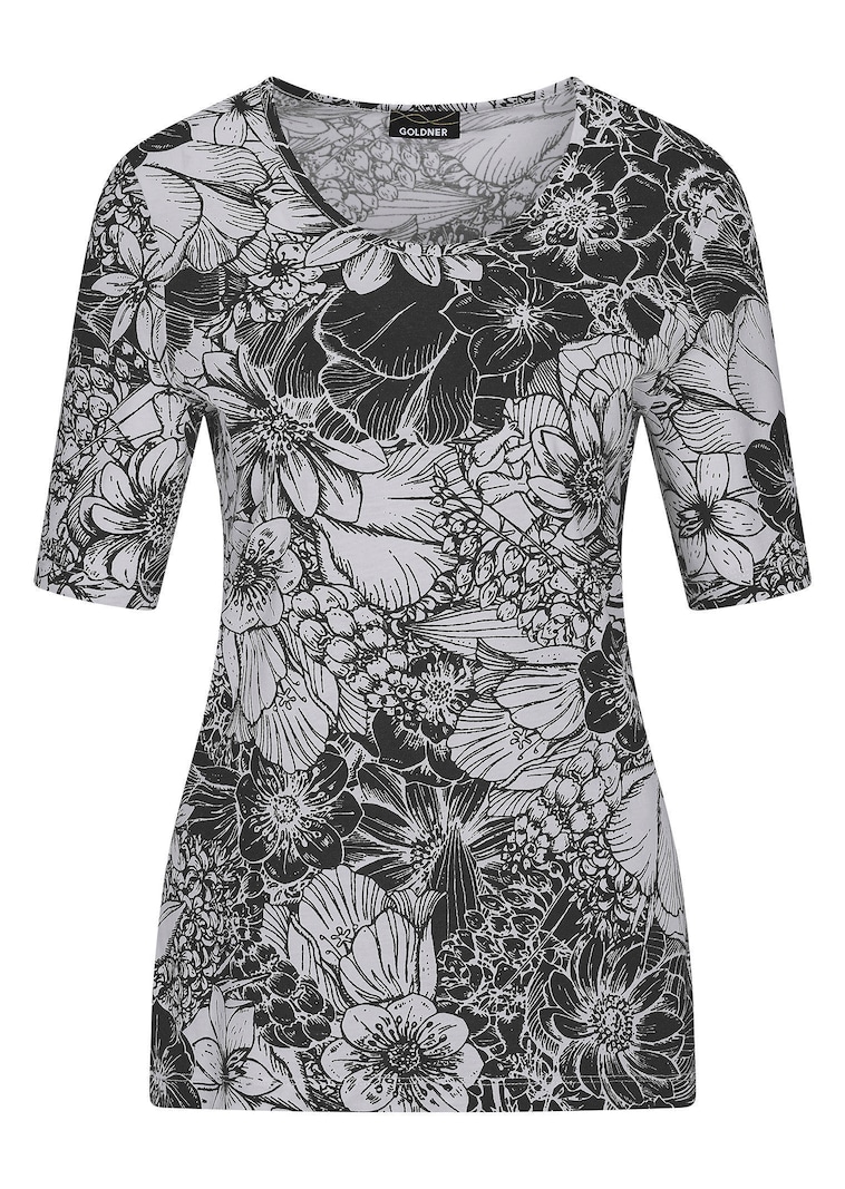 T-shirt à motif floral