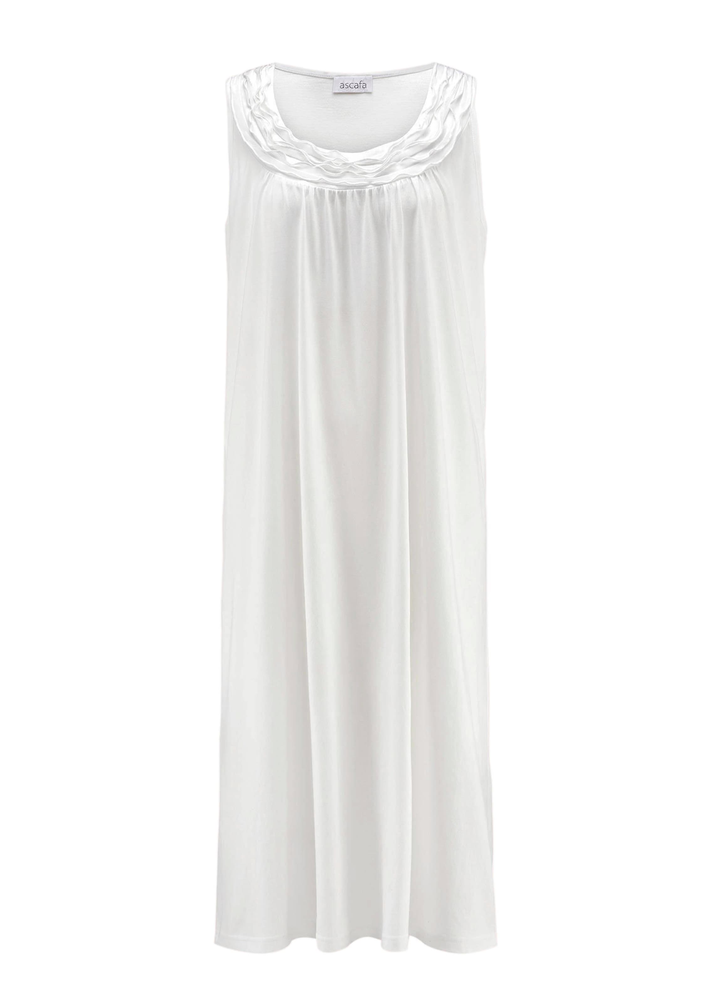 Längeres Nachthemd mit Rüschen