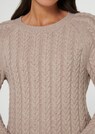 Strickpullover mit Zopfmuster thumbnail 5