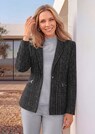 Jersey-Blazer in Tweed-Optik thumbnail 7