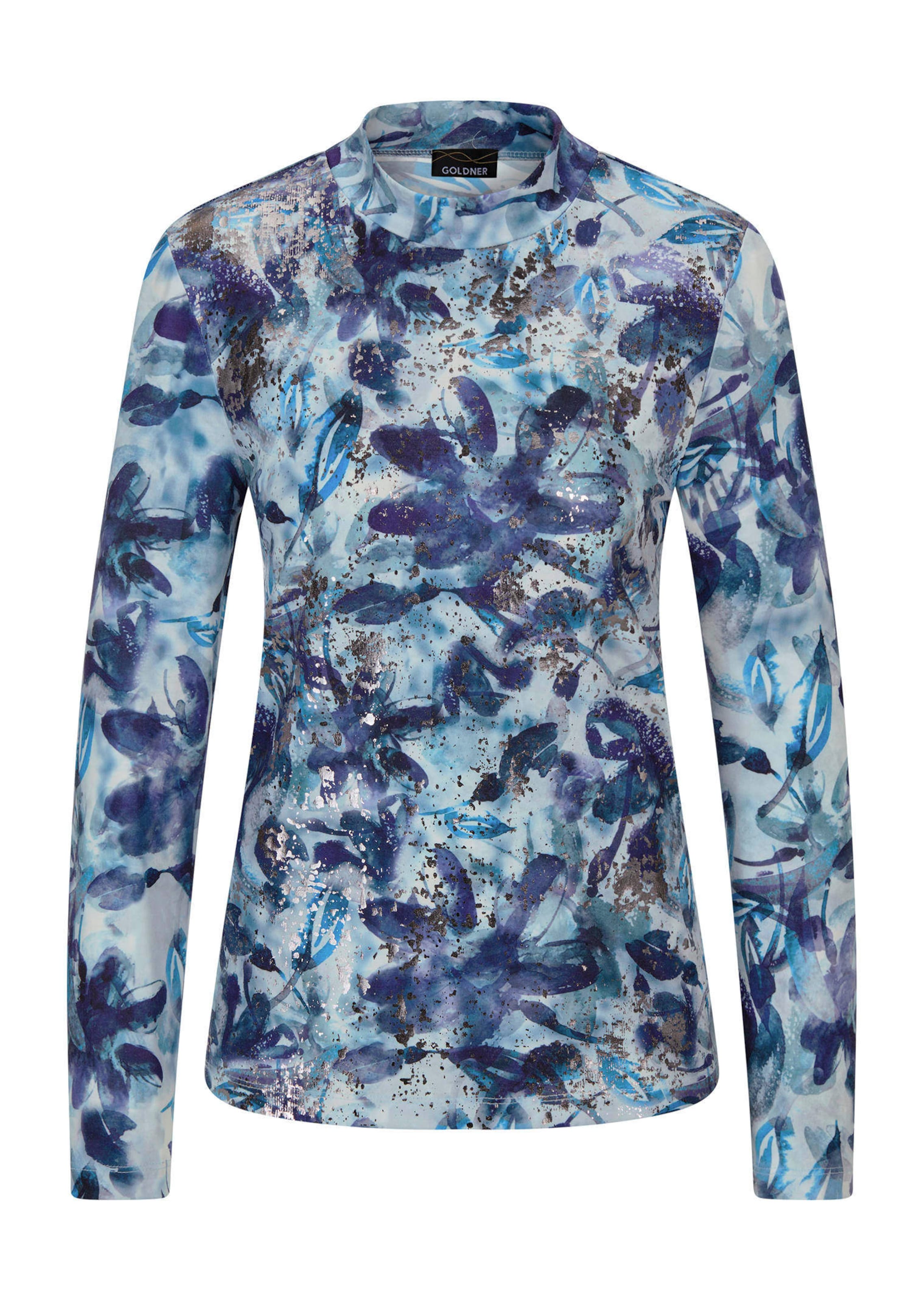 Jersey shirt met glansdetails