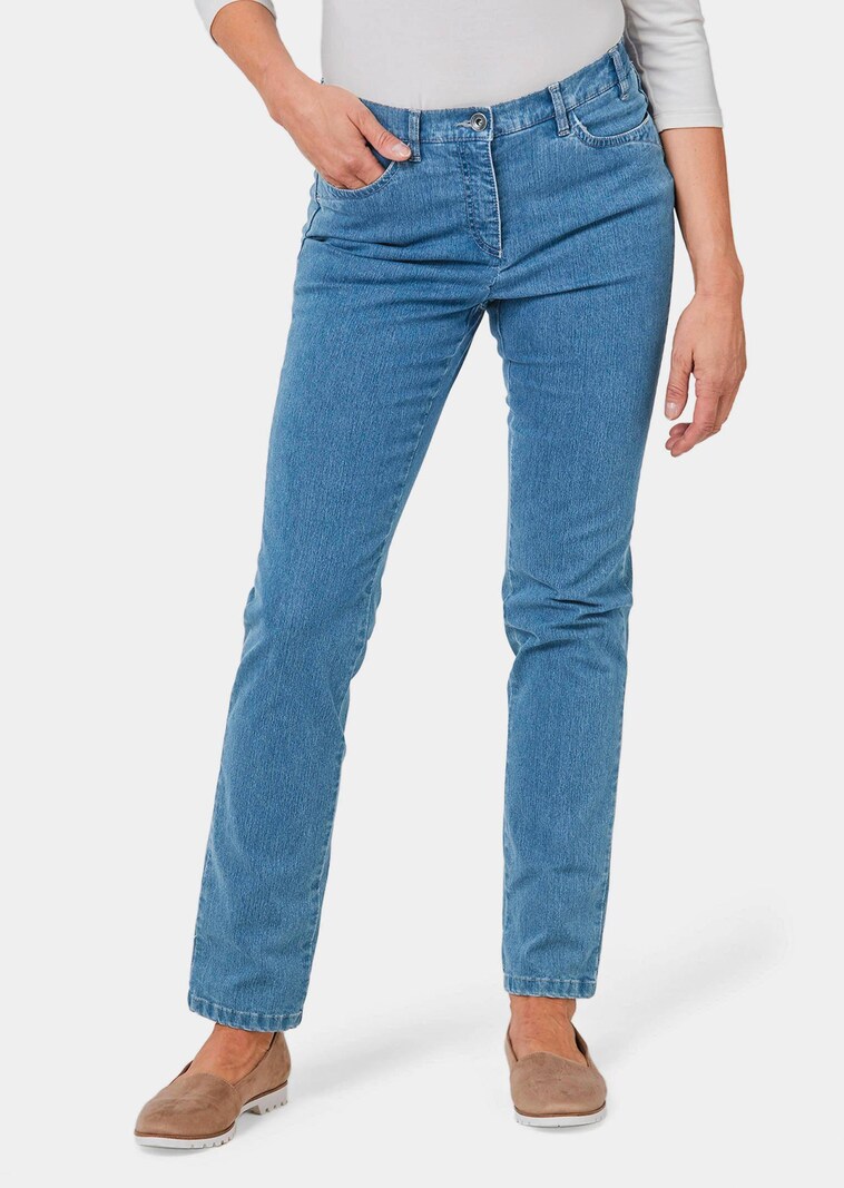 Jeans met borduursel, classic model