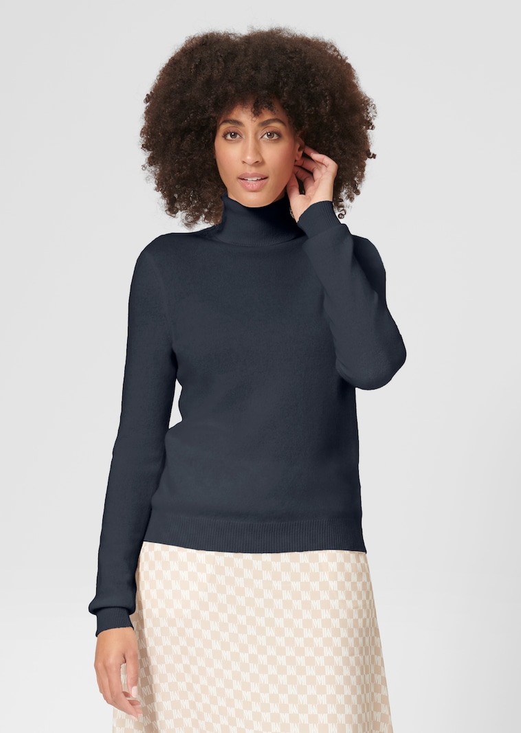 Kaschmirpullover mit Rollkragen