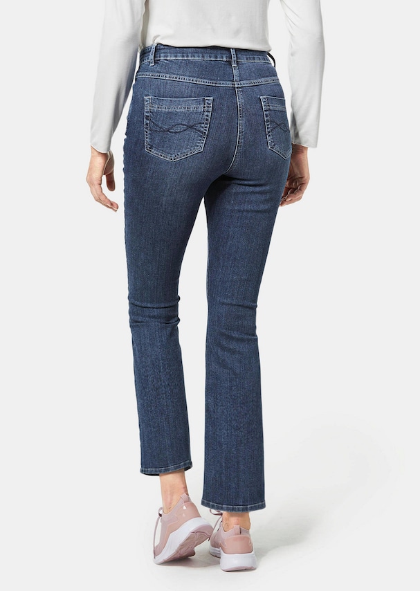 Jeans mit verzierten Taschen 2