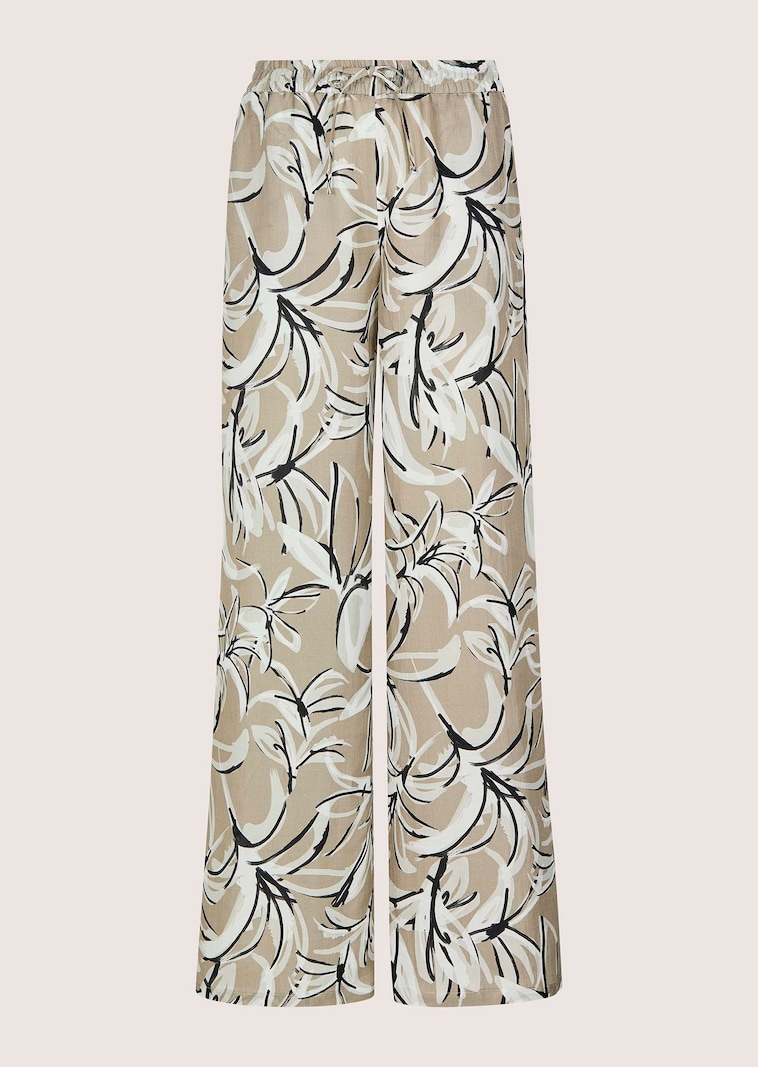 Druckhose mit weitem Bein