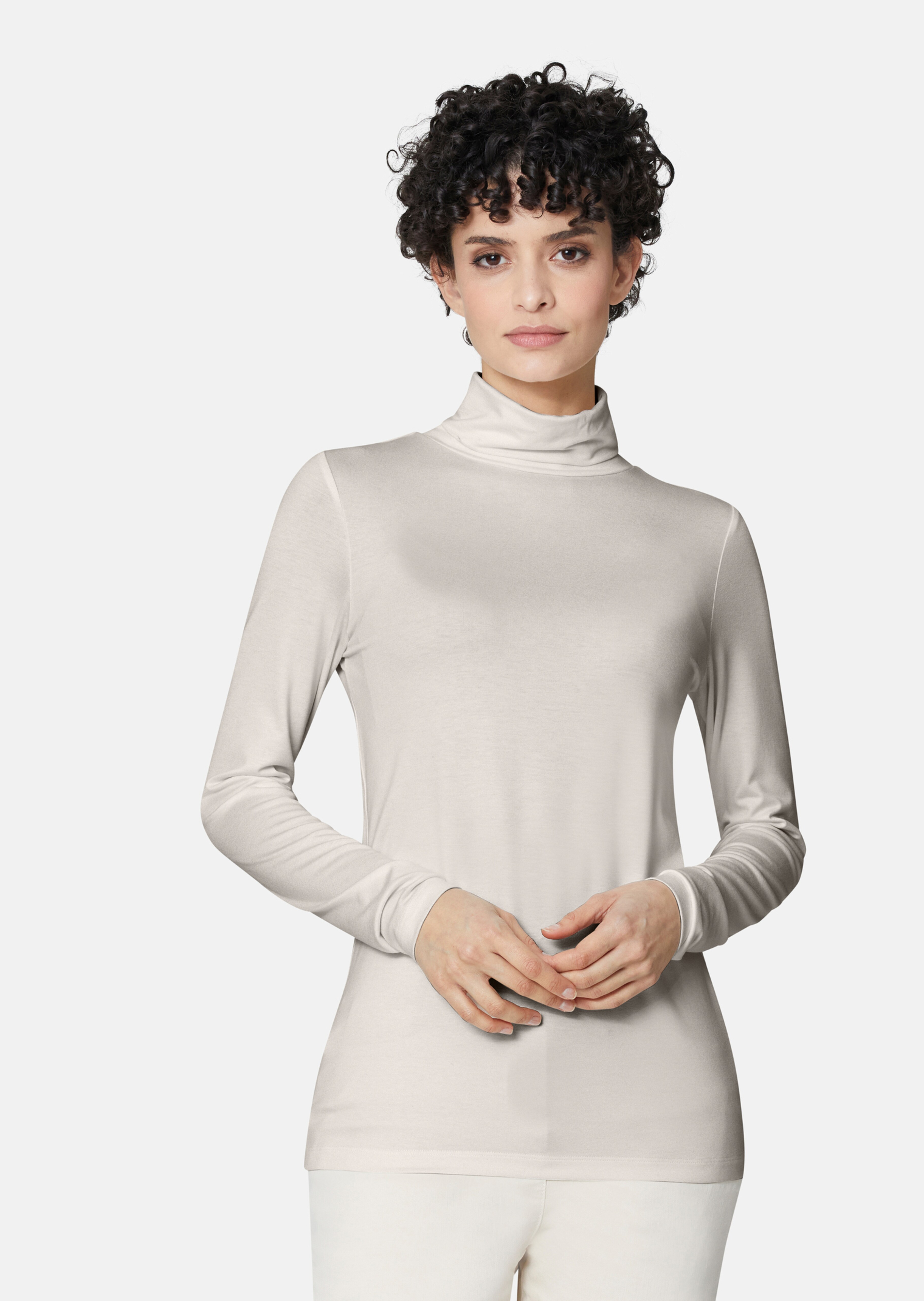 Longsleeve mit Rollkragen