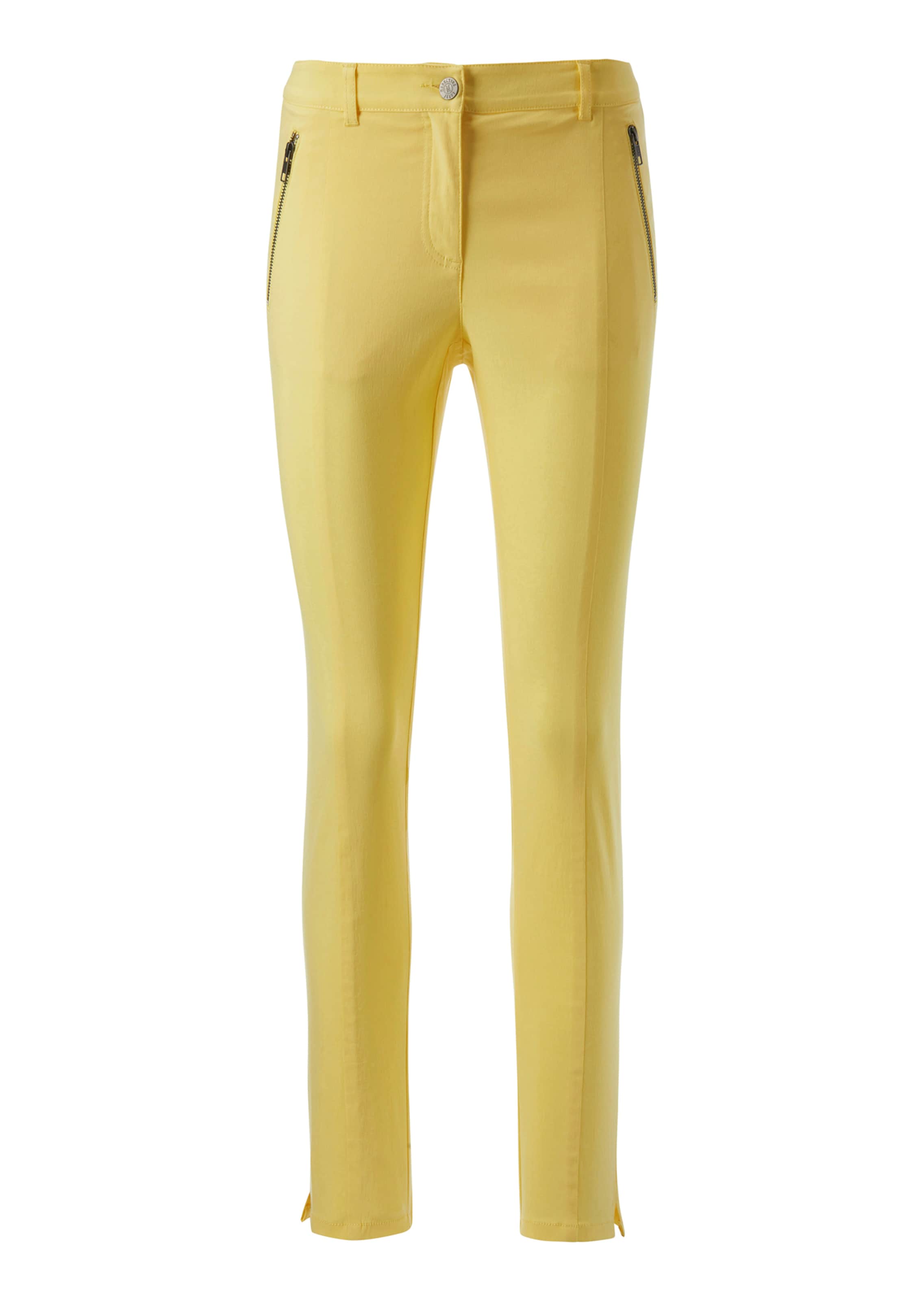 Tapered trousers - Yellow - Ladies | H&M IN