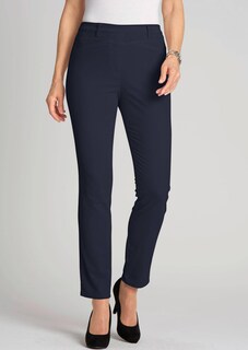 Comfortabele broek Louisa van elastisch fluweel thumbnail 3