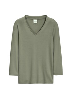 V-neck shirt with 3/4-length sleeves thumbnail 1