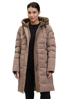 Manteau matelassée chaudement ouatiné avec capuche thumbnail 1