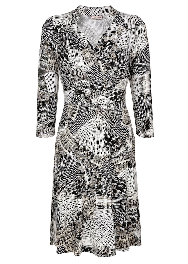 Kleid mit grafischem Print 5