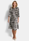 Hemdblusenkleid aus Viskose-Satin thumbnail 2