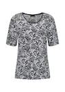 Jersey-Shirt mit Schwarz-Weiß-Print thumbnail 6