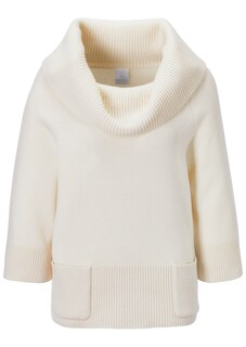 Kaschmir-Pullover mit weitem Rollkragen thumbnail 1