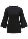 Pullover mit 3/4-Ärmel und Zierknöpfen thumbnail 1